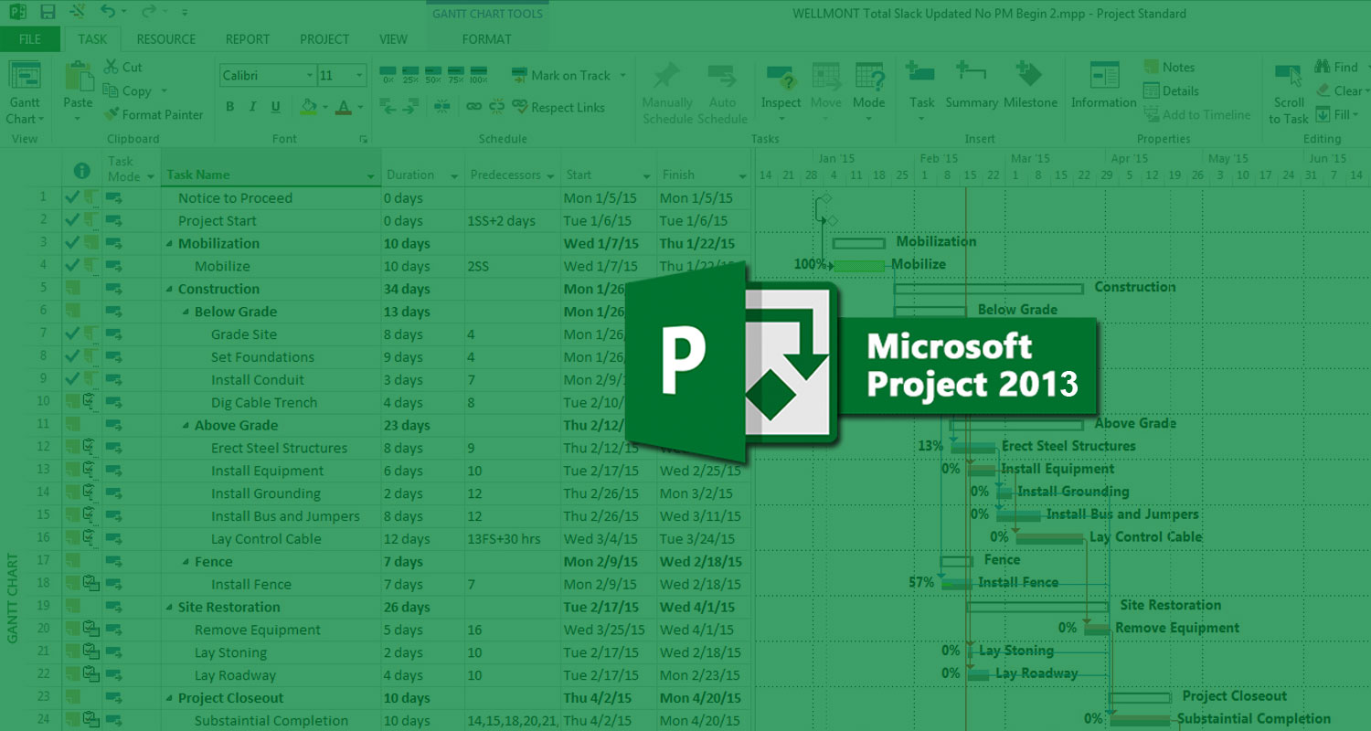 Microsoft Project 2013